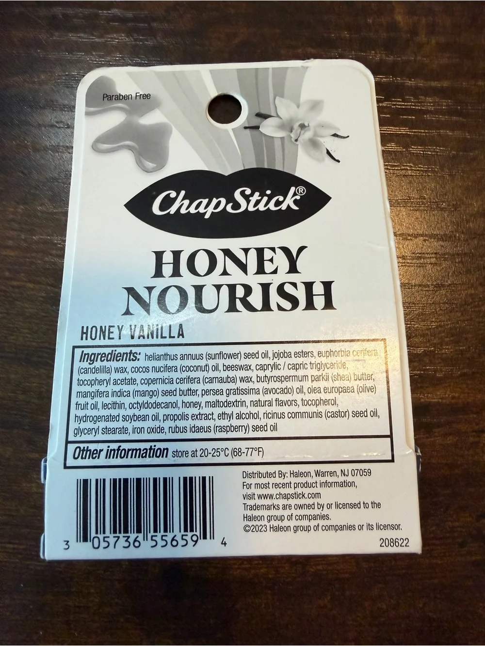 Chapstick Honey Vanilla Nourish Lip Balm